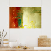 Poster d'art Abstrait moderne (Cuisine)