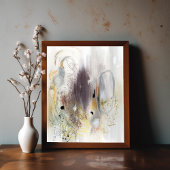 Poster d'art abstrait moderne minimaliste élégant