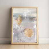 Poster d'art abstrait moderne moderne gris neutre