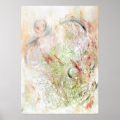 Poster d'art abstrait moderne neutre (Devant)