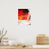 Poster d'art Abstrait moderne - Oeuvres minimalist (Cuisine)