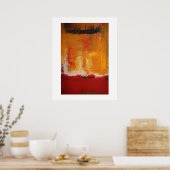 Poster d'art Abstrait moderne - Oeuvres minimalist (Cuisine)