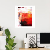 Poster d'art Abstrait moderne - Oeuvres minimalist (Bureau à domicile)