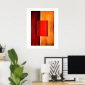 Poster d'art Abstrait moderne - Oeuvres minimalist (Bureau à domicile)
