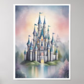 Poster d'art Abstrait mur Fairy Tale Castle (Devant)