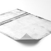 Poster d'art Abstrait noir et blanc 'Galaxy' (Coin)