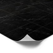 Poster d'art Abstrait noir et blanc "Niveaux" Impr (Coin)