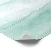 Poster d'art Abstrait Sage Green Ombre (Coin)