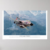 Poster d'art aéronautique "F-101 Voodoo" (Devant)