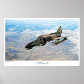 Poster d'art aéronautique "F-4 Phantom II" (Devant)