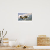 Poster d'art aéronautique "F-4 Phantom II" (Cuisine)