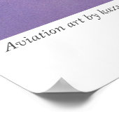 Poster d'art aéronautique "J7W1 Shinden 震 電" (Coin)