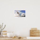 Poster d'art aéronautique " ‪ Ki-43 Hayabusa "Osca (Cuisine)