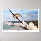 Poster d'art aéronautique "Messerschmitt Bf 109" (Devant)