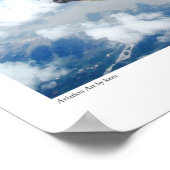 Poster d'art aéronautique "Mitsubishi A6M Zero" (Coin)