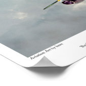 Poster d'art aéronautique "Nakajima Kikka" (Coin)