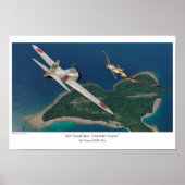 Poster d'art aéronautique "Saburo Sakai" (Devant)
