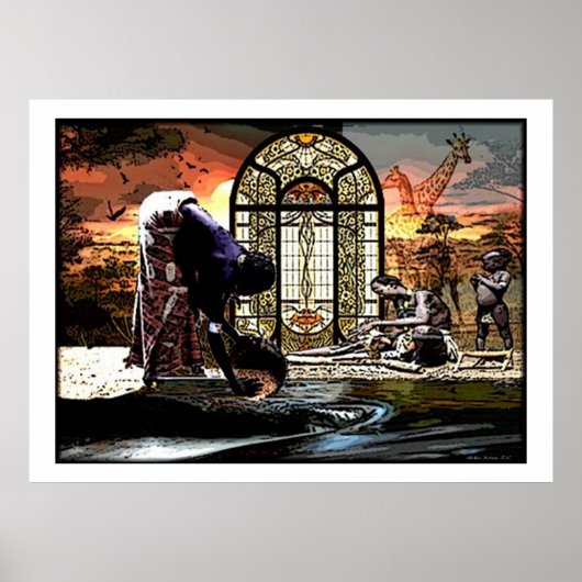 Poster d'art afrocentrique (Devant)