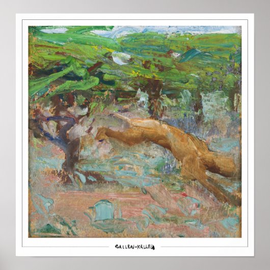 Poster d'art Akseli Gallen-Kallela Zedign #246 (Devant)