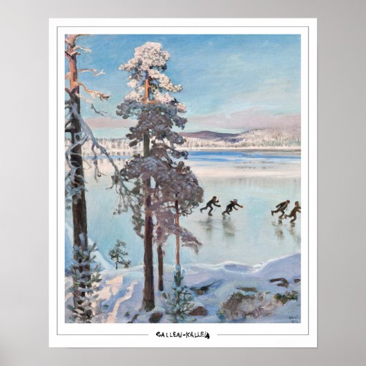 Poster d'art Akseli Gallen-Kallela Zedign #34 (Devant)