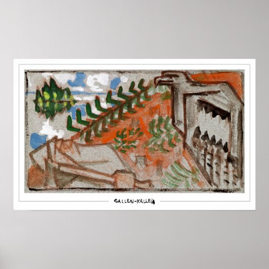 Poster d'art Akseli Gallen-Kallela Zedign #469 (Devant)