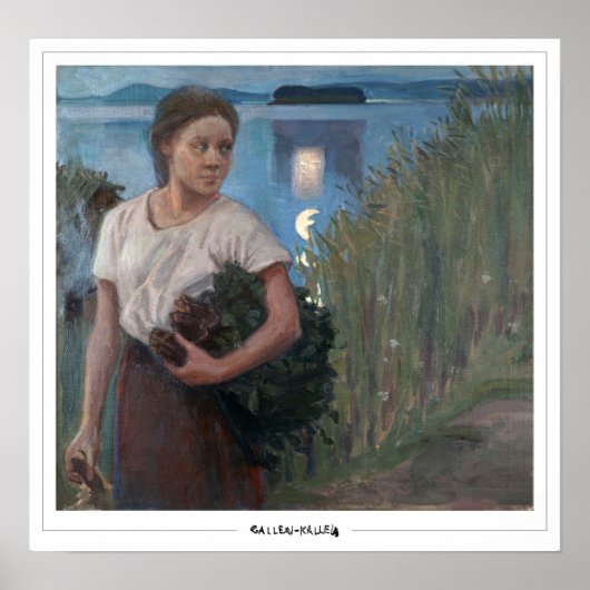 Poster d'art Akseli Gallen-Kallela Zedign #8 (Devant)