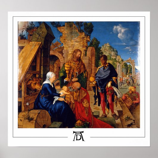 Poster d'art Albrecht Dürer Zedign #3 (Devant)