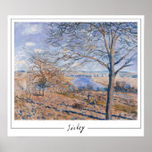 Poster d'art Alfred Sisley Zedign #4 (Devant)