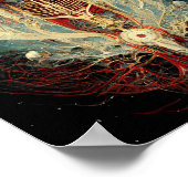 Poster d'art Alien Anatomie 2 Science Fiction (Coin)