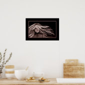 Poster d'art Alpha 3D CGI (Cuisine)