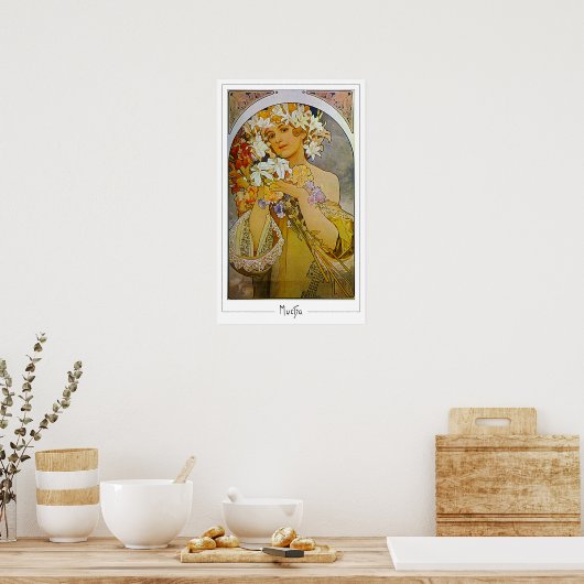 Poster d'art Alphonse Mucha Zedign #142 (Cuisine)