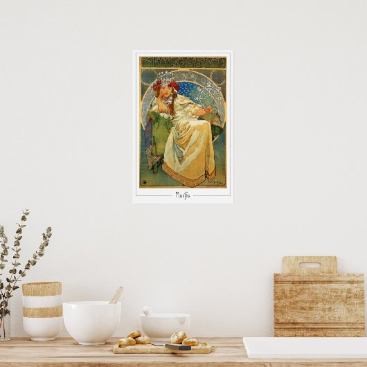 Poster d'art Alphonse Mucha Zedign #147 (Cuisine)