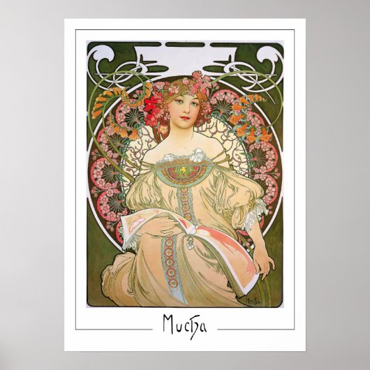 Poster d'art Alphonse Mucha Zedign #214 (Devant)