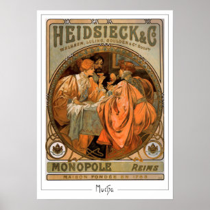 Poster d'art Alphonse Mucha Zedign #218