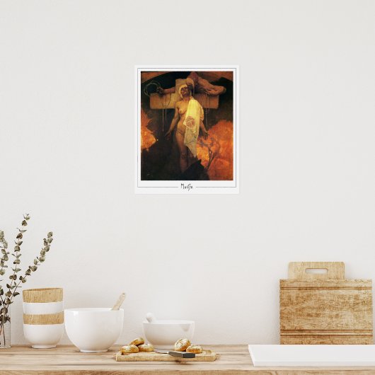 Poster d'art Alphonse Mucha Zedign #305 (Cuisine)