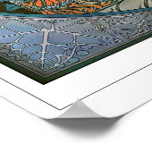 Poster d'art Alphonse Mucha Zedign #370 (Coin)