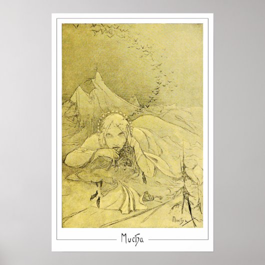 Poster d'art Alphonse Mucha Zedign #372 (Devant)