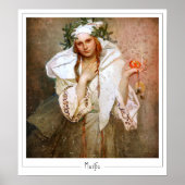 Poster d'art Alphonse Mucha Zedign #381 (Devant)
