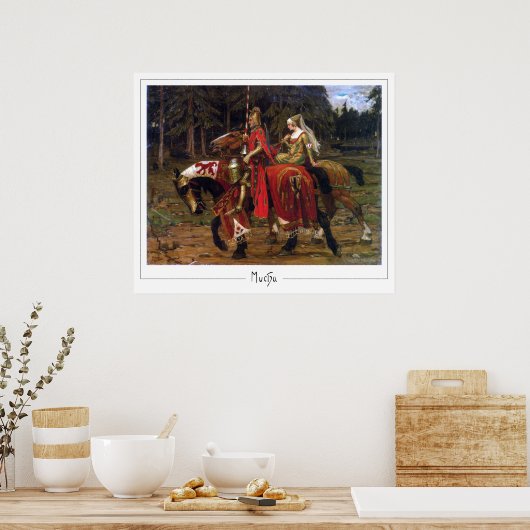 Poster d'art Alphonse Mucha Zedign #397 (Cuisine)