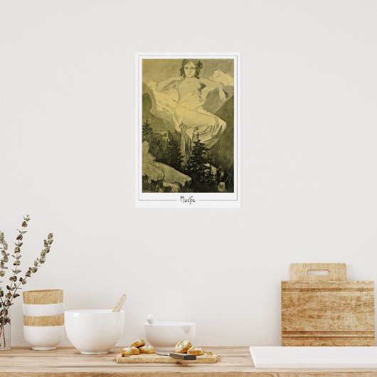 Poster d'art Alphonse Mucha Zedign #404 (Cuisine)