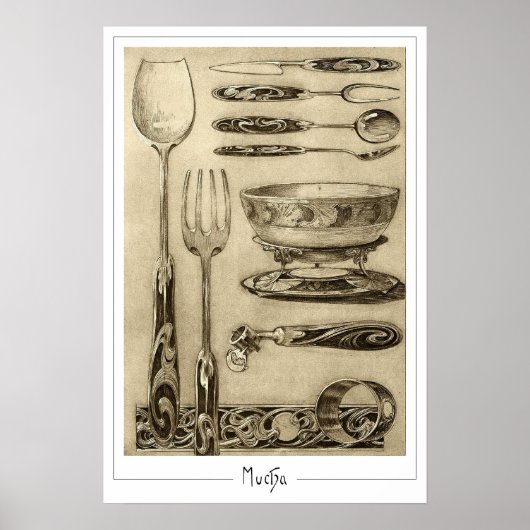 Poster d'art Alphonse Mucha Zedign #55 (Devant)