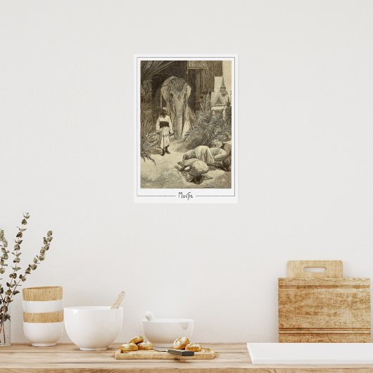 Poster d'art Alphonse Mucha Zedign #75 (Cuisine)