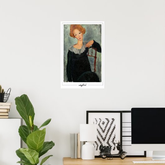 Poster d'art Amedeo Modigliani Zedign #12 (Bureau à domicile)