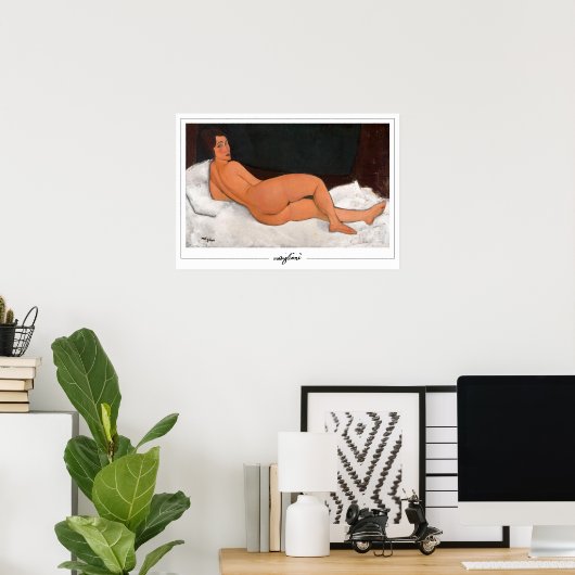 Poster d'art Amedeo Modigliani Zedign #133 (Bureau à domicile)