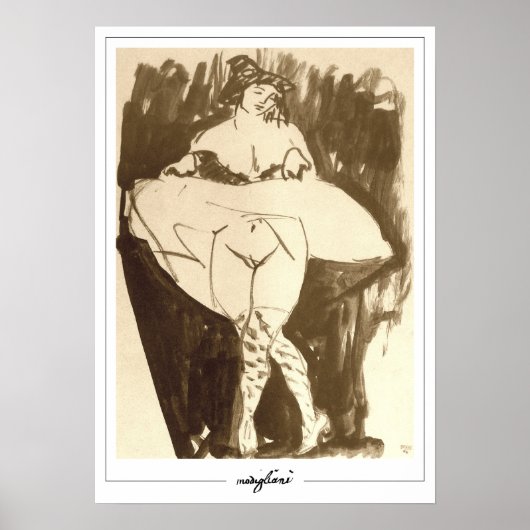 Poster d'art Amedeo Modigliani Zedign #168 (Devant)