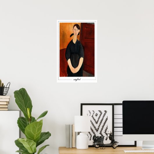 Poster d'art Amedeo Modigliani Zedign #255 (Bureau à domicile)