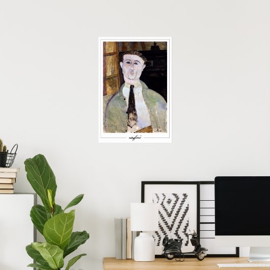 Poster d'art Amedeo Modigliani Zedign #352 (Bureau à domicile)