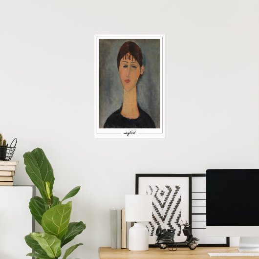 Poster d'art Amedeo Modigliani Zedign #353 (Bureau à domicile)