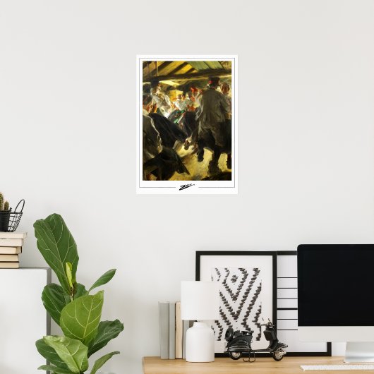 Poster d'art Anders Zorn Zedign #269 (Bureau à domicile)
