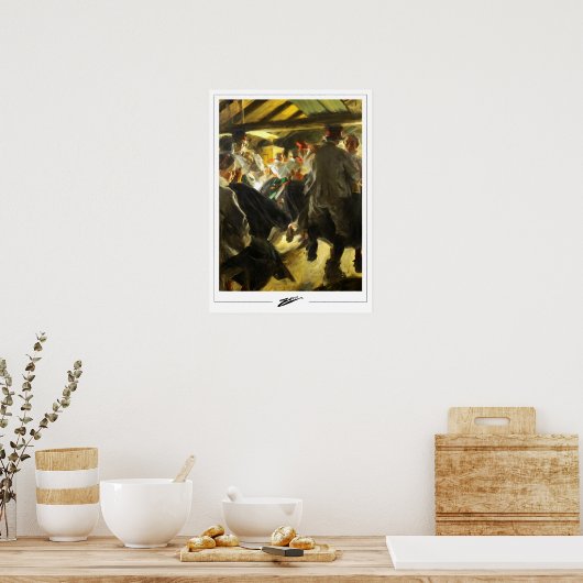 Poster d'art Anders Zorn Zedign #269 (Cuisine)